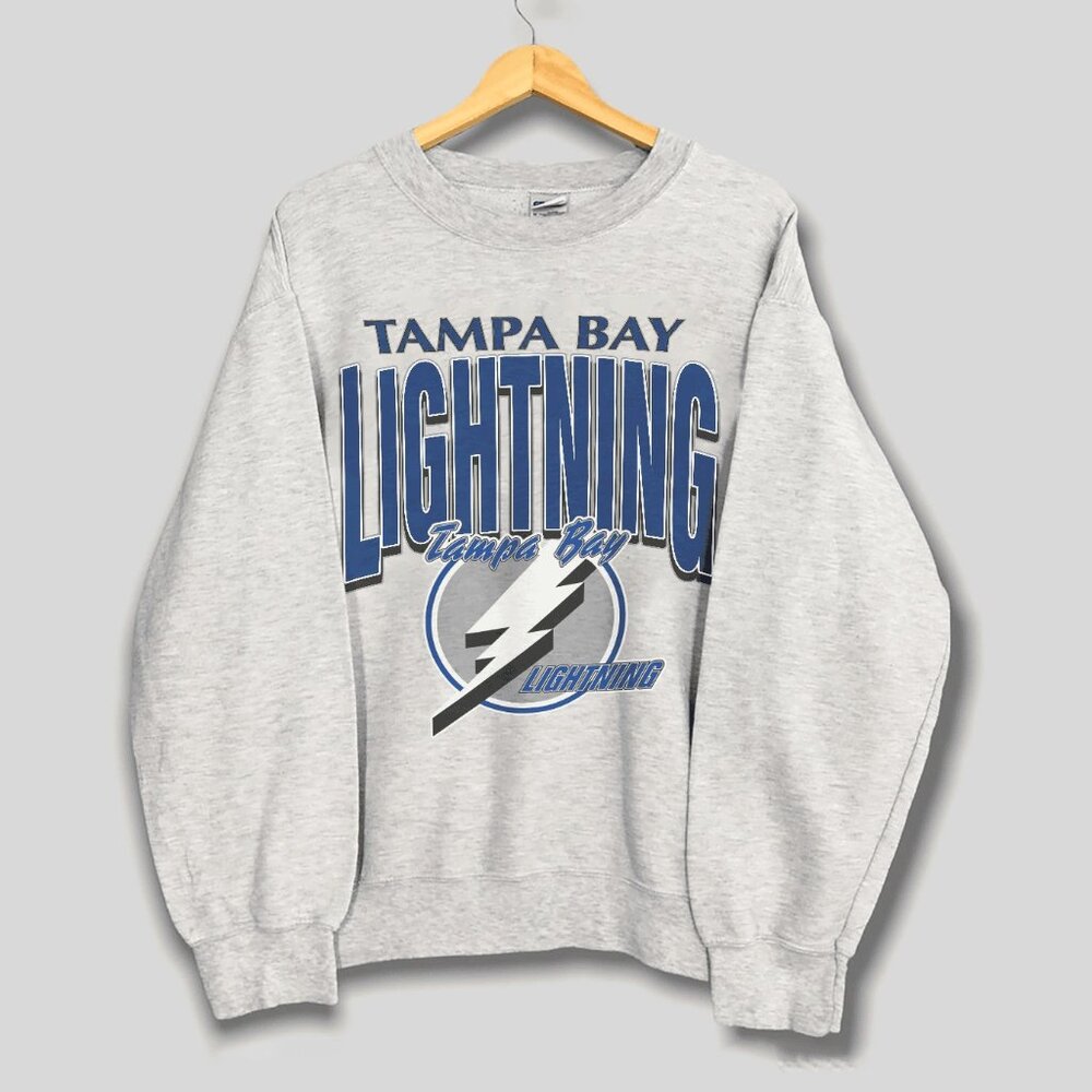 1990's Vintage Tampa Bay Lightning Hockey Sweatshirt, Retro NHL Men Women Shirt